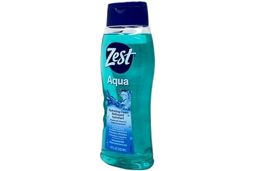 Zest Aqua Body Wash 18 oz (Pack of 2) - Refreshing Clean for Men Avelisse