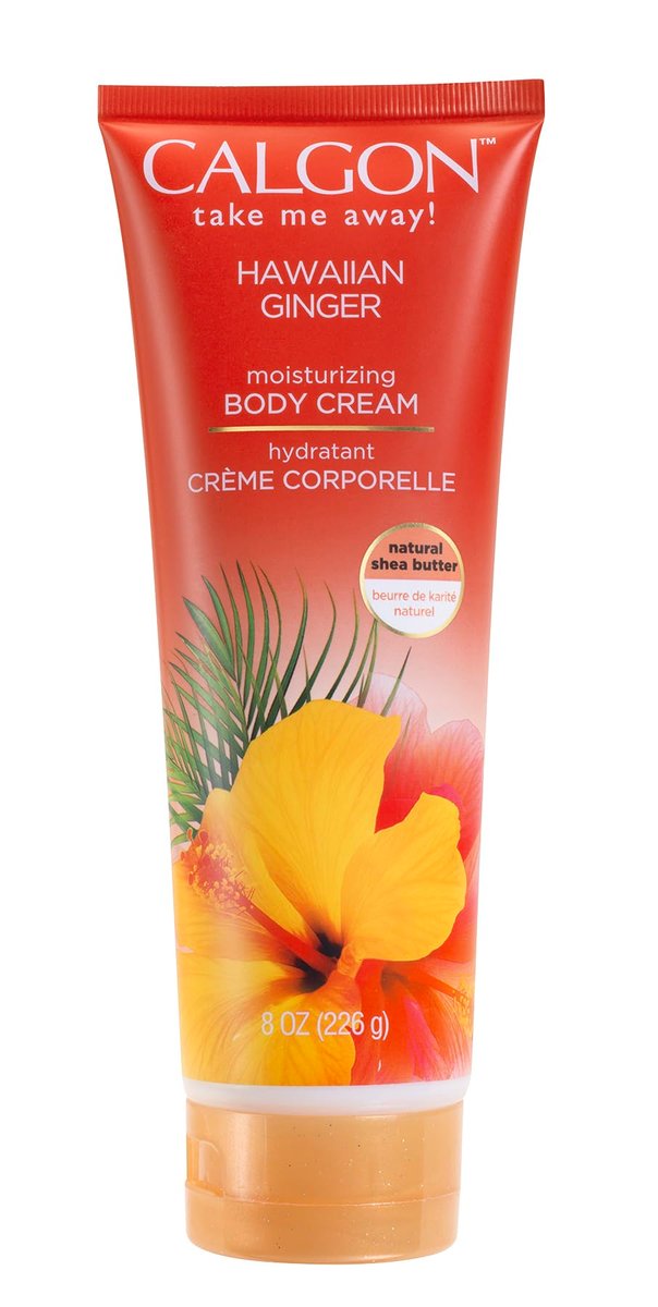 Body Fantasies Calgon Hawaiian Ginger Skin Nourishing Body Cream, 8 oz - görsel 1