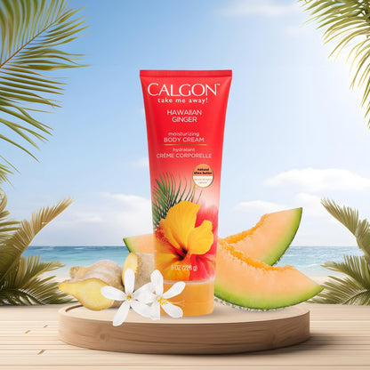 Body Fantasies Calgon Hawaiian Ginger Skin Nourishing Body Cream, 8 oz
