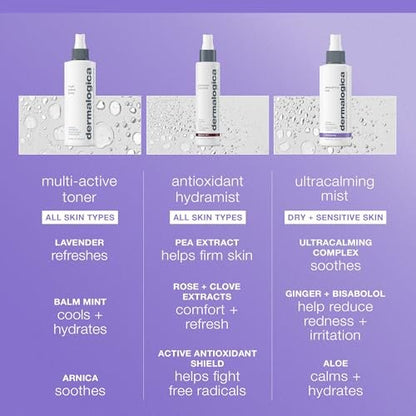 Dermalogica Ultracalming Mist – Soothing Facial Spray for Sensitive Skin with Aloe Vera, 6 Fl Oz Avelisse