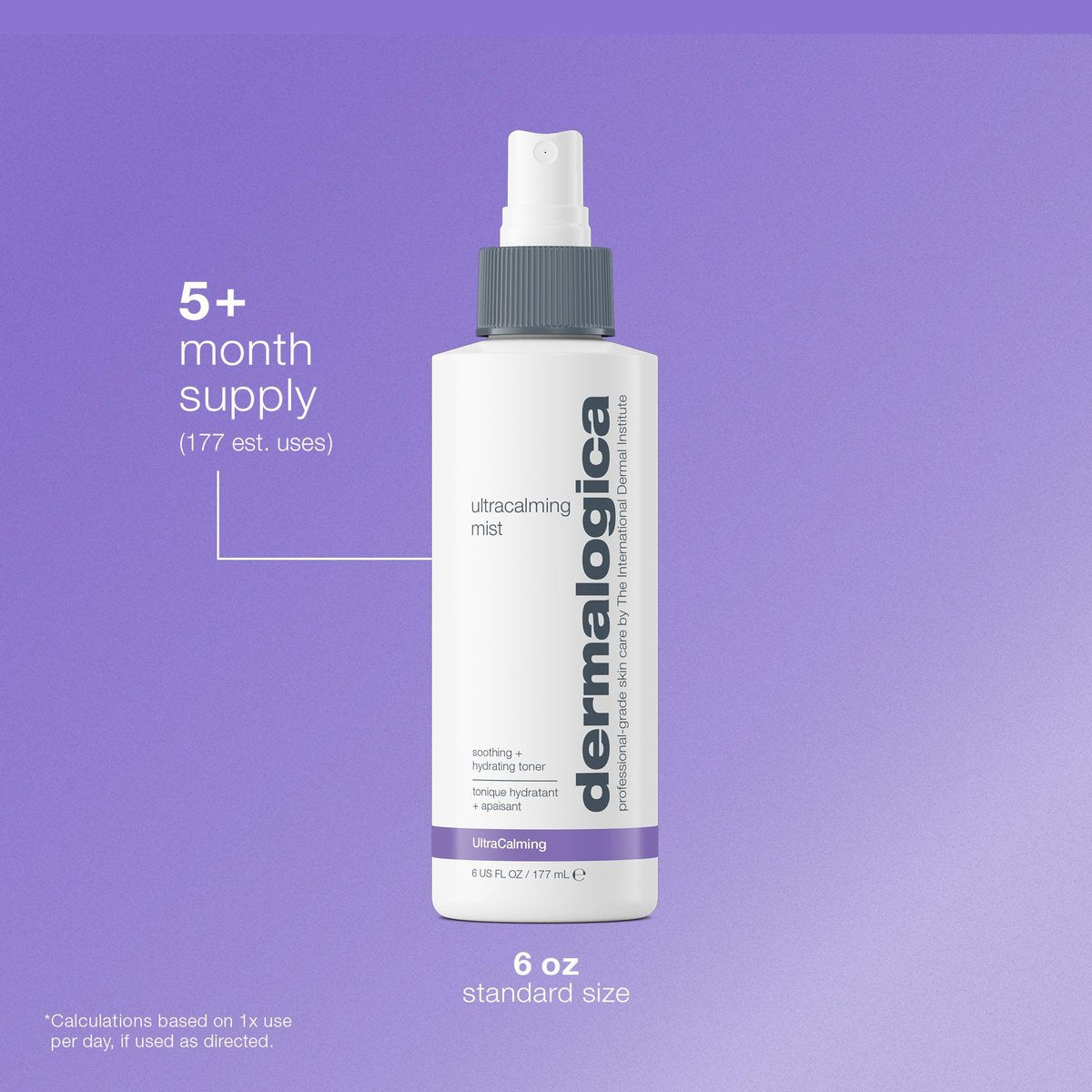 Dermalogica Ultracalming Mist – Soothing Facial Spray for Sensitive Skin with Aloe Vera, 6 Fl Oz Avelisse