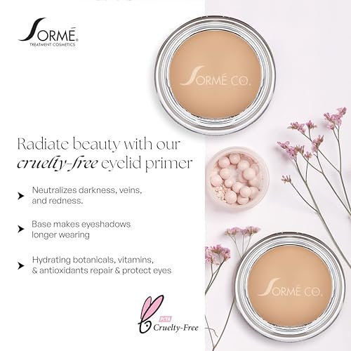 Sorme Cosmetics PRO Under Shadow Primer – Nude Translucent Eyeshadow Base for Smooth, Crease-Resistant & Waterproof Eye Makeup, 0.18 oz Avelisse