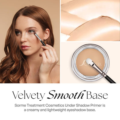 Sorme Cosmetics PRO Under Shadow Primer – Nude Translucent Eyeshadow Base for Smooth, Crease-Resistant & Waterproof Eye Makeup, 0.18 oz Avelisse