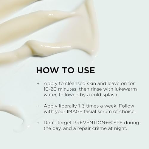 VITAL C Hydrating Enzyme Masque by IMAGE Skincare - Brightening Facial Mask with Vitamin C and Hyaluronic Acid, 2 oz Avelisse
