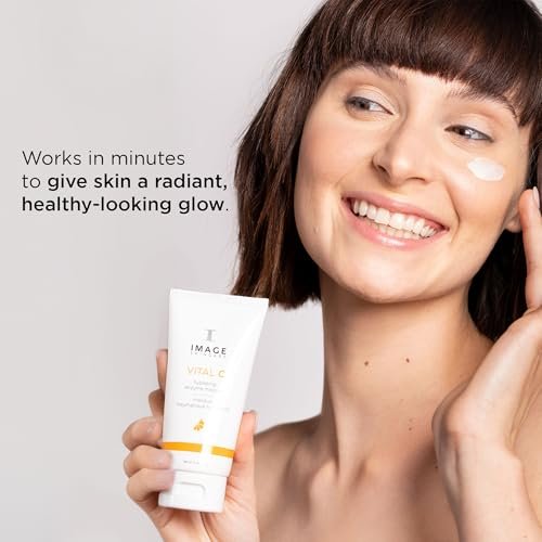 VITAL C Hydrating Enzyme Masque by IMAGE Skincare - Brightening Facial Mask with Vitamin C and Hyaluronic Acid, 2 oz Avelisse