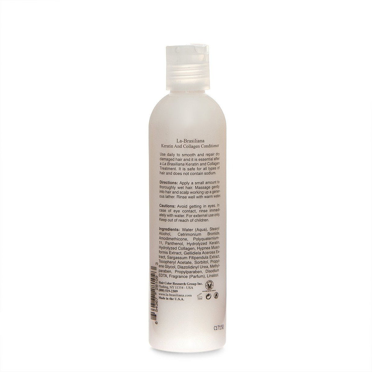 La-Brasiliana Due Keratin and Collagen Conditioner - 8.45 fl oz for Silky, Manageable Hair - görsel 3