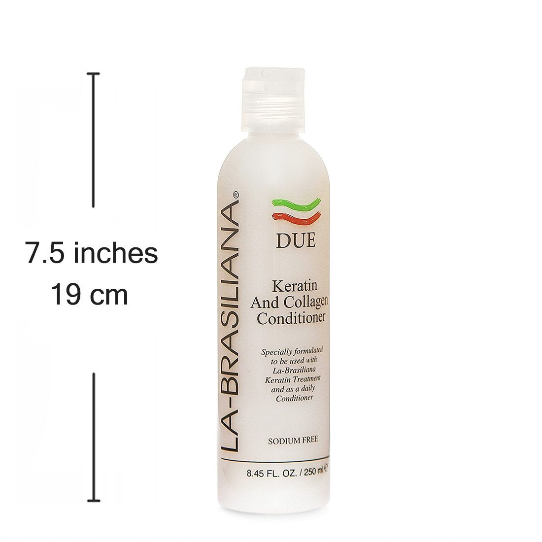 La-Brasiliana Due Keratin and Collagen Conditioner - 8.45 fl oz for Silky, Manageable Hair - görsel 5