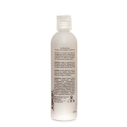 La-Brasiliana Due Keratin and Collagen Conditioner - 8.45 fl oz for Silky, Manageable Hair