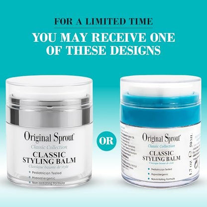 Original Sprout Classic Styling Balm - Firm Long-Lasting Hold for All Hair Types, 1.7 oz