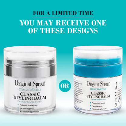 Original Sprout Classic Styling Balm - Firm Long-Lasting Hold for All Hair Types, 1.7 oz