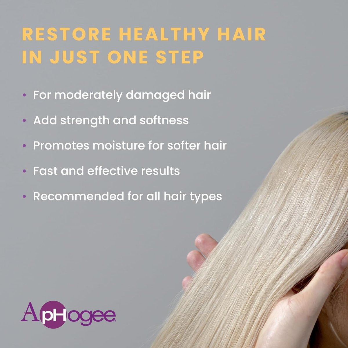 Aphogee Keratin 2 Minute Reconstructor, 8 fl oz – Deep Conditioner for Color-Treated & Heat-Styled Hair, Smooths & Adds Shine - görsel 3