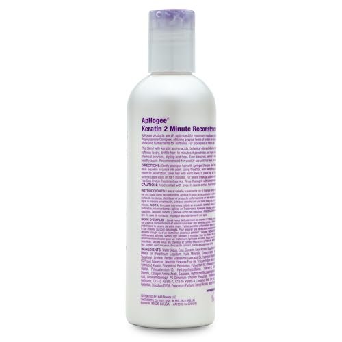 Aphogee Keratin 2 Minute Reconstructor, 8 fl oz – Deep Conditioner for Color-Treated & Heat-Styled Hair, Smooths & Adds Shine - görsel 14