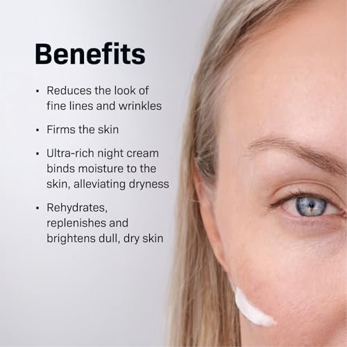 Revision Skincare Firming Night Treatment – Hydrating Anti-Aging Night Cream with Peptides for Dry & Sensitive Skin, 1 oz Avelisse