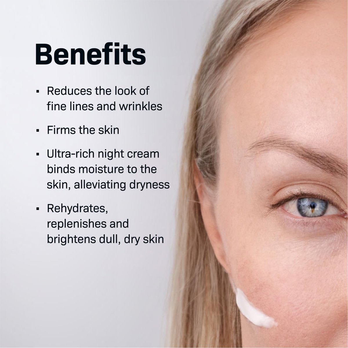 Revision Skincare Firming Night Treatment – Hydrating Anti-Aging Night Cream with Peptides for Dry & Sensitive Skin, 1 oz Avelisse