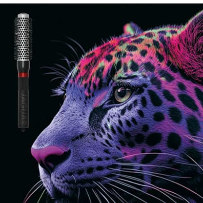 Jaguar T310 Thermal Round Hair Brush 25mm – Boar & Nylon Bristle Blow-Dry Brush for Volume, Curl & Shine – Heat-Retaining Barrel for Fast Styling – Professional Salon Brush for Short to Medium Hair