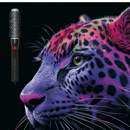 Jaguar T310 Thermal Round Hair Brush 25mm – Boar & Nylon Bristle Blow-Dry Brush for Volume, Curl & Shine – Heat-Retaining Barrel for Fast Styling – Professional Salon Brush for Short to Medium Hair