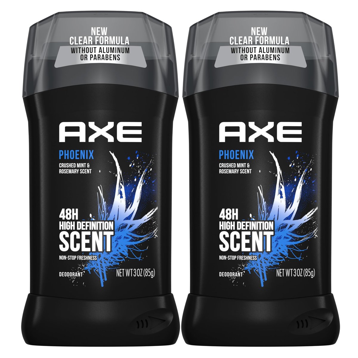 AXE Dual Action Deodorant Stick Phoenix Crushed Mint & Rosemary, Aluminum Free, 3oz Twin Pack for Men - görsel 2