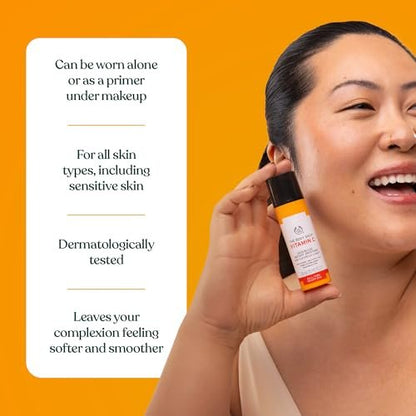 The Body Shop Vitamin C Skin Boost Instant Smoother – Radiance Boosting Face Serum, Lightweight for All Skin Types, Vegan, 30 ml Avelisse
