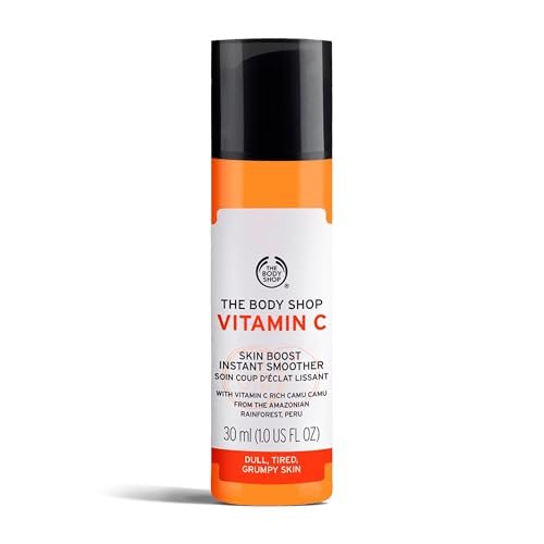 The Body Shop Vitamin C Skin Boost Instant Smoother – Radiance Boosting Face Serum, Lightweight for All Skin Types, Vegan, 30 ml Avelisse