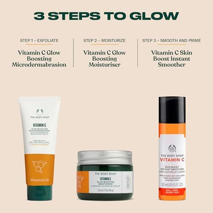 The Body Shop Vitamin C Skin Boost Instant Smoother – Radiance Boosting Face Serum, Lightweight for All Skin Types, Vegan, 30 ml Avelisse