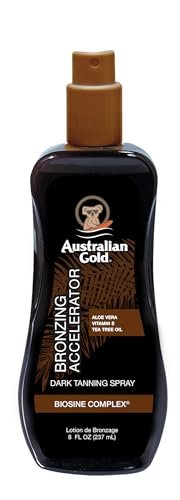 Australian Gold Dark Tanning Accelerator Spray Gel With Bronzer - 8 Fl Oz - görsel 2