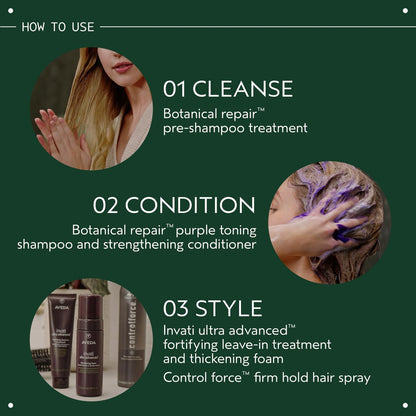 Aveda Control Force Firm Hold Hair Spray – Humidity Protection & Long-Lasting Hold for All Hair Types, 9.1 oz Avelisse