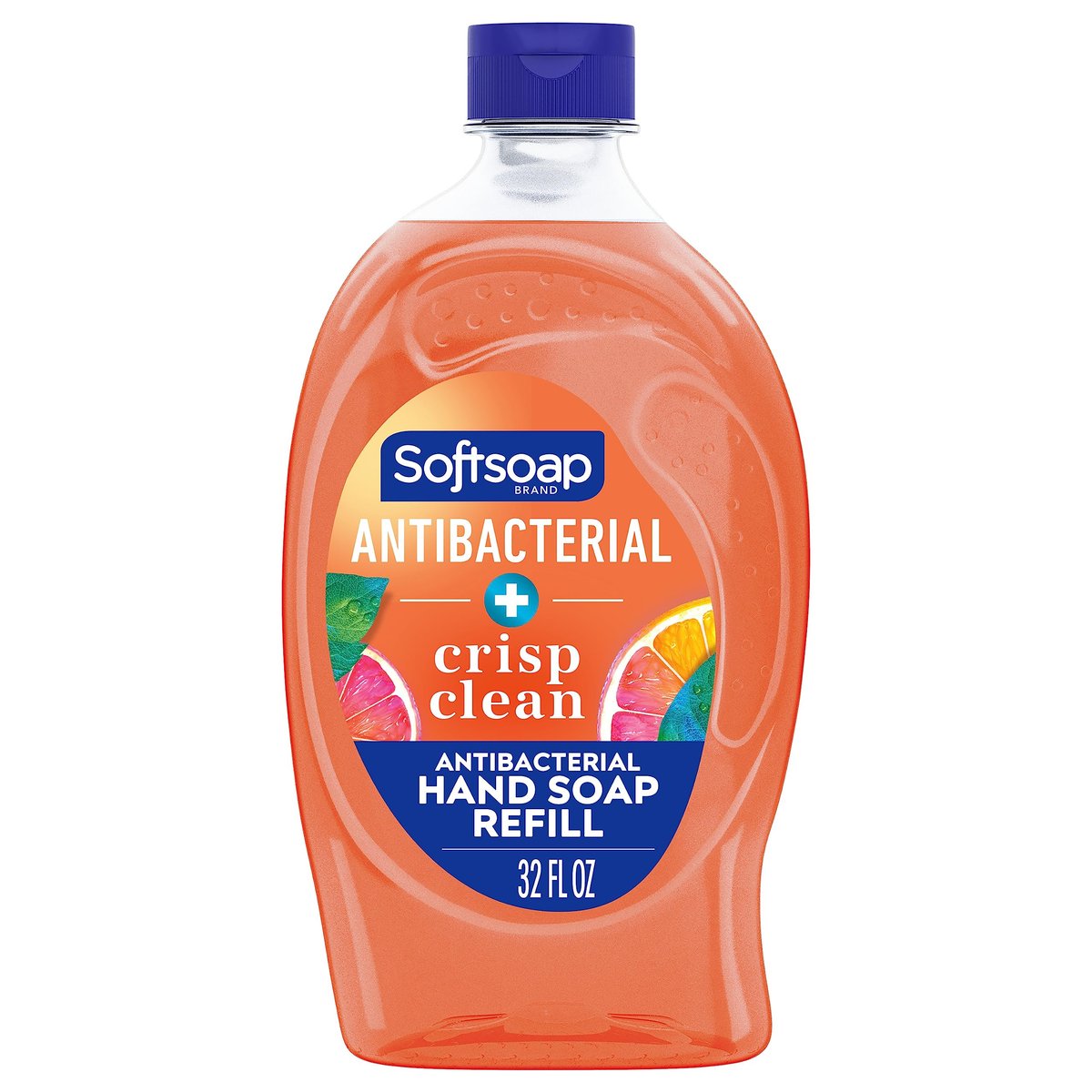 Softsoap Antibacterial Liquid Hand Soap Refill, Crisp Clean, 32 oz – Effective & Gentle Cleansing Avelisse