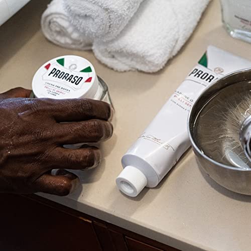 Proraso Pre Shave Conditioning Cream for Sensitive Skin - Oatmeal & Green Tea - Nourishing & Gentle Pre Shave Cream (3.6 oz) - görsel 7