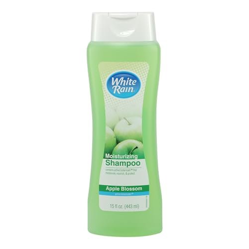 White Rain Moisturizing Shampoo - Apple Blossom Scent, 15 fl oz, Hydrating Shampoo for Men & Women, Paraben-Free & Cruelty-Free with White Lily, Green Tea, Rice Protein & Apple Fruit Extract - görsel 2