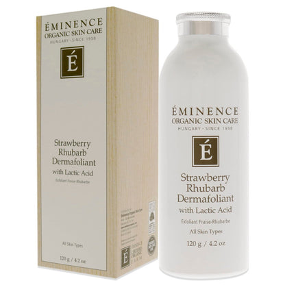 Eminence Strawberry Rhubarb Dermafoliant – Gentle Exfoliating Facial Scrub, 4.2 oz Avelisse