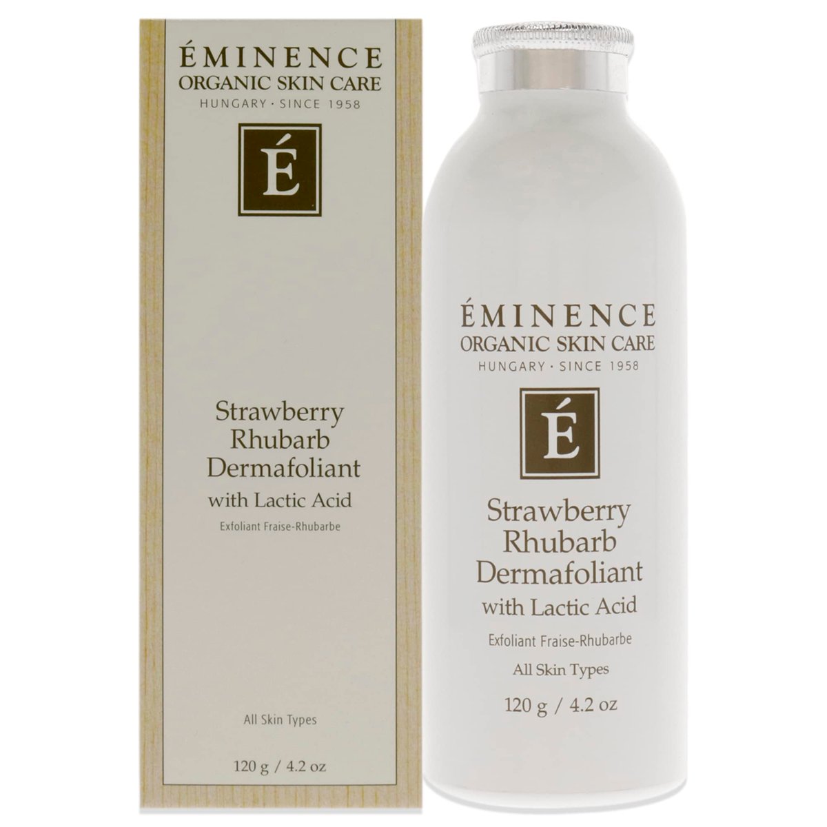 Eminence Strawberry Rhubarb Dermafoliant – Gentle Exfoliating Facial Scrub, 4.2 oz Avelisse