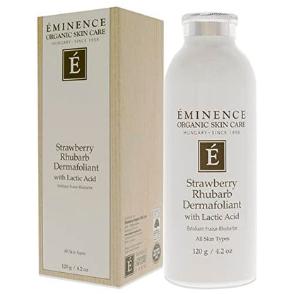 Eminence Strawberry Rhubarb Dermafoliant – Gentle Exfoliating Facial Scrub, 4.2 oz Avelisse