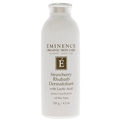 Eminence Strawberry Rhubarb Dermafoliant – Gentle Exfoliating Facial Scrub, 4.2 oz Avelisse