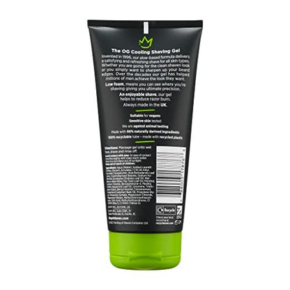 King of Shaves Cooling Shave Gel with Aloe & Tea Tree, 175ml (5 Fl Oz) Avelisse