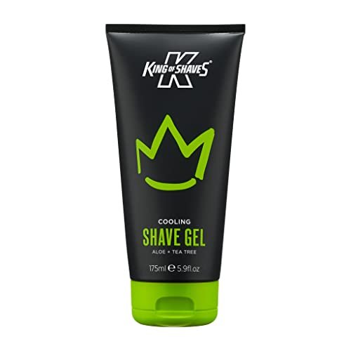 King of Shaves Cooling Shave Gel with Aloe & Tea Tree, 175ml (5 Fl Oz) Avelisse