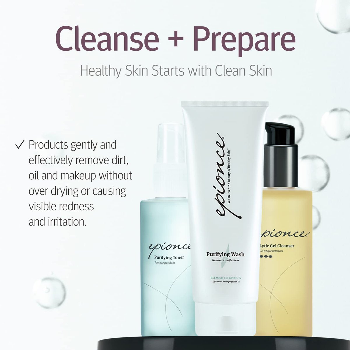 Epionce Gentle Foaming Cleanser – Hydrating Face Wash & Makeup Remover for Normal to Combination Skin | 6 Fl Oz Avelisse