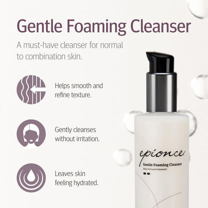 Epionce Gentle Foaming Cleanser – Hydrating Face Wash & Makeup Remover for Normal to Combination Skin | 6 Fl Oz Avelisse