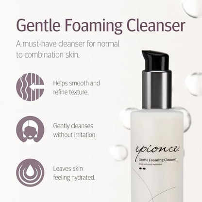 Epionce Gentle Foaming Cleanser – Hydrating Face Wash & Makeup Remover for Normal to Combination Skin | 6 Fl Oz Avelisse