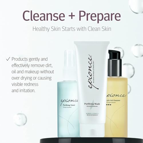 Epionce Purifying Toner – Gentle Acne & Blackhead Control Toner for Face & Body, Removes Dirt, Oil & Makeup, with Willow Bark, Cucumber & Menthol, Dermatologist-Developed, 4 Fl Oz Avelisse