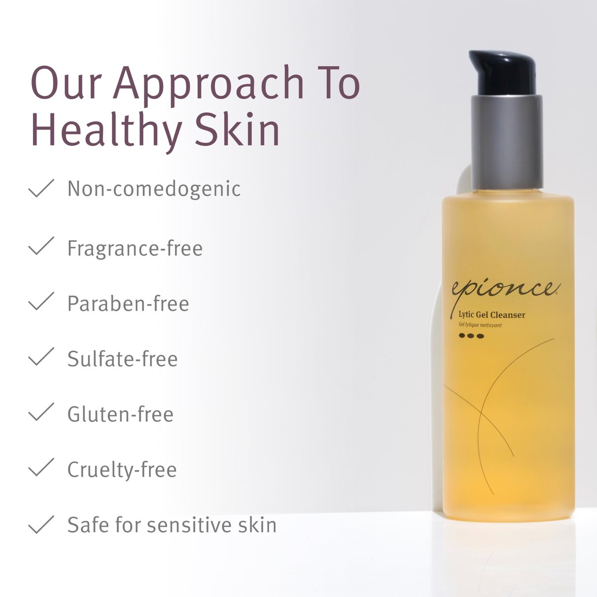 Epionce Lytic Gel Cleanser – Gentle Foaming Face Wash & Makeup Remover for Oily, Combination & Problem Skin | Acne & Oil-Control Cleanser with Willow Bark | Dermatologist Skincare Avelisse
