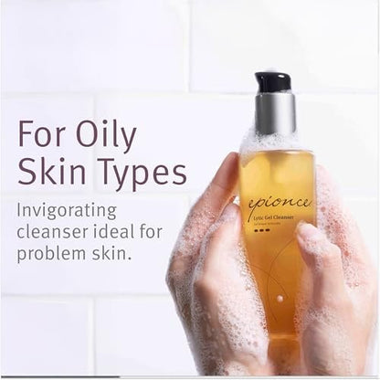 Epionce Lytic Gel Cleanser – Gentle Foaming Face Wash & Makeup Remover for Oily, Combination & Problem Skin | Acne & Oil-Control Cleanser with Willow Bark | Dermatologist Skincare Avelisse
