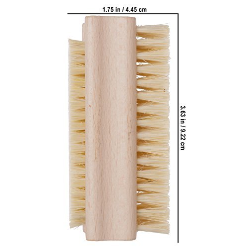Redecker Tampico Fiber and Beechwood Nailbrush – 3-5/8 Inches, Natural Wood Nail Cleaning Brush - görsel 8