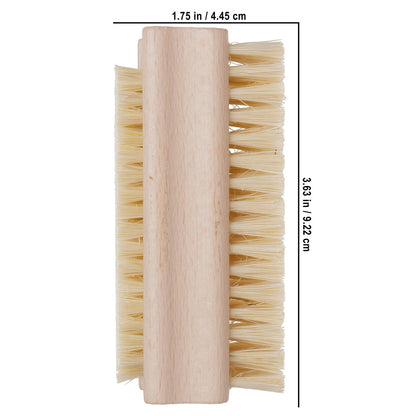 Redecker Tampico Fiber and Beechwood Nailbrush – 3-5/8 Inches, Natural Wood Nail Cleaning Brush