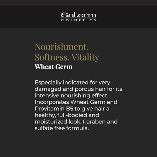 SALERM Nourishing Hair Mask 1000 ml – Deep Hydration for Dry & Damaged Hair with Wheat Germ Avelisse