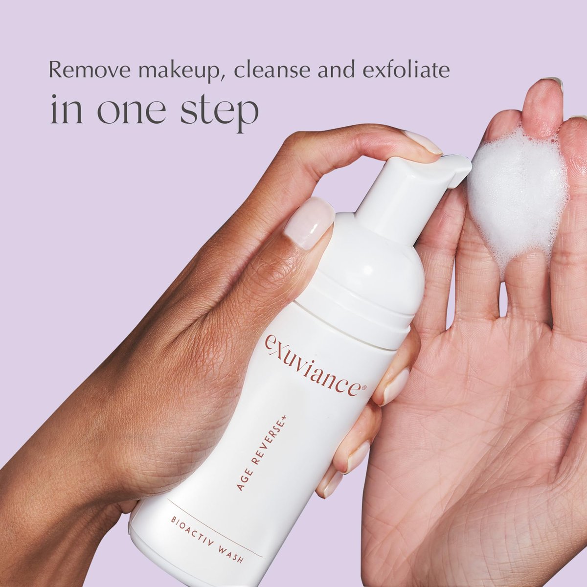 EXUVIANCE AGE REVERSE BioActiv Foaming PHA – Hydrating: Helps retain moisture during cleansing, ensuring skin – Image 5