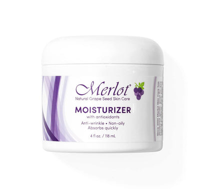 Merlot Moisturizer for Face - Hydrating Daily Face Cream, 4 oz (118 mL) Avelisse