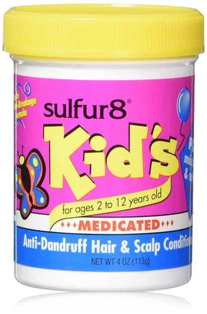 Sulfur 8 Hair & Scalp Conditioner for Children 4 oz – Moisturizing Kids Conditioner for Soft, Manageable Hair, Detangles & Softens, Safe for All Hair Types