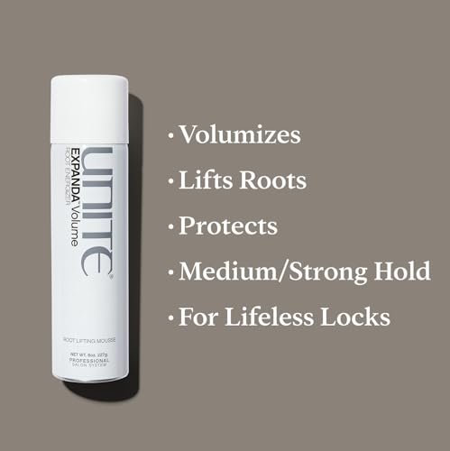 UNITE Hair EXPANDA Volume Root Lifting Foam – Instant Volume & Medium to Strong Hold with Thermal Protection – 8 oz Avelisse