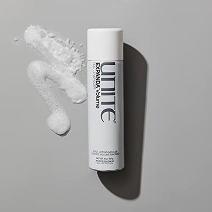 UNITE Hair EXPANDA Volume Root Lifting Foam – Instant Volume & Medium to Strong Hold with Thermal Protection – 8 oz Avelisse