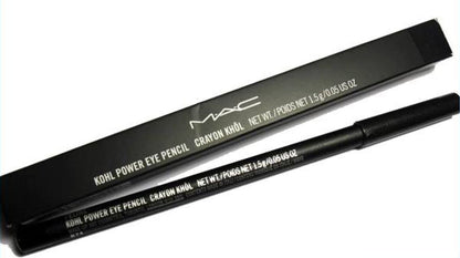 MAC Eye Kohl Eyeliner – Smolder (Black) – 0.05 oz – Intense, Smudge-Proof & Waterproof Kohl Pencil